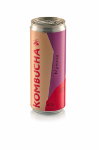 Безалкогольный напиток «KOMBUCHA» - Малина ст/бут 0,33 л. фото 1